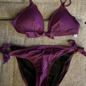 Victoria's Secret Rich Purple Bikini Set